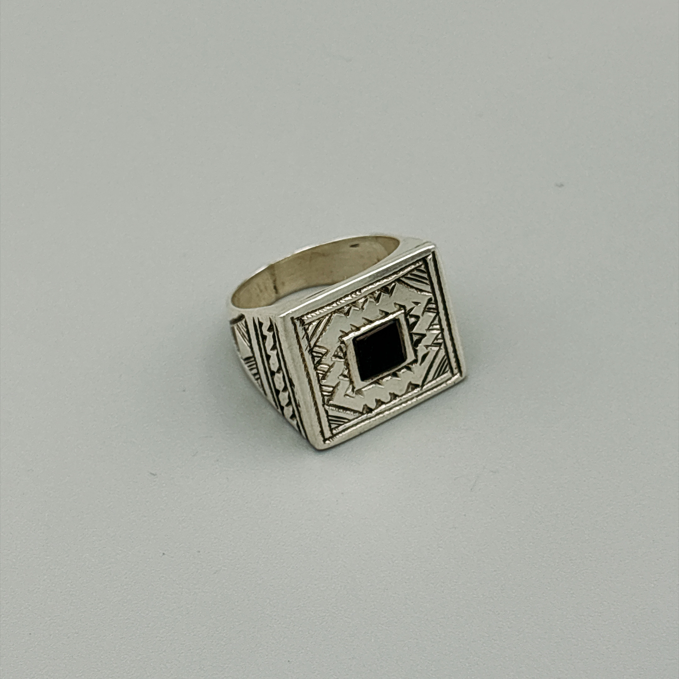 Touareg Ring No.04｜Silver×Ebony